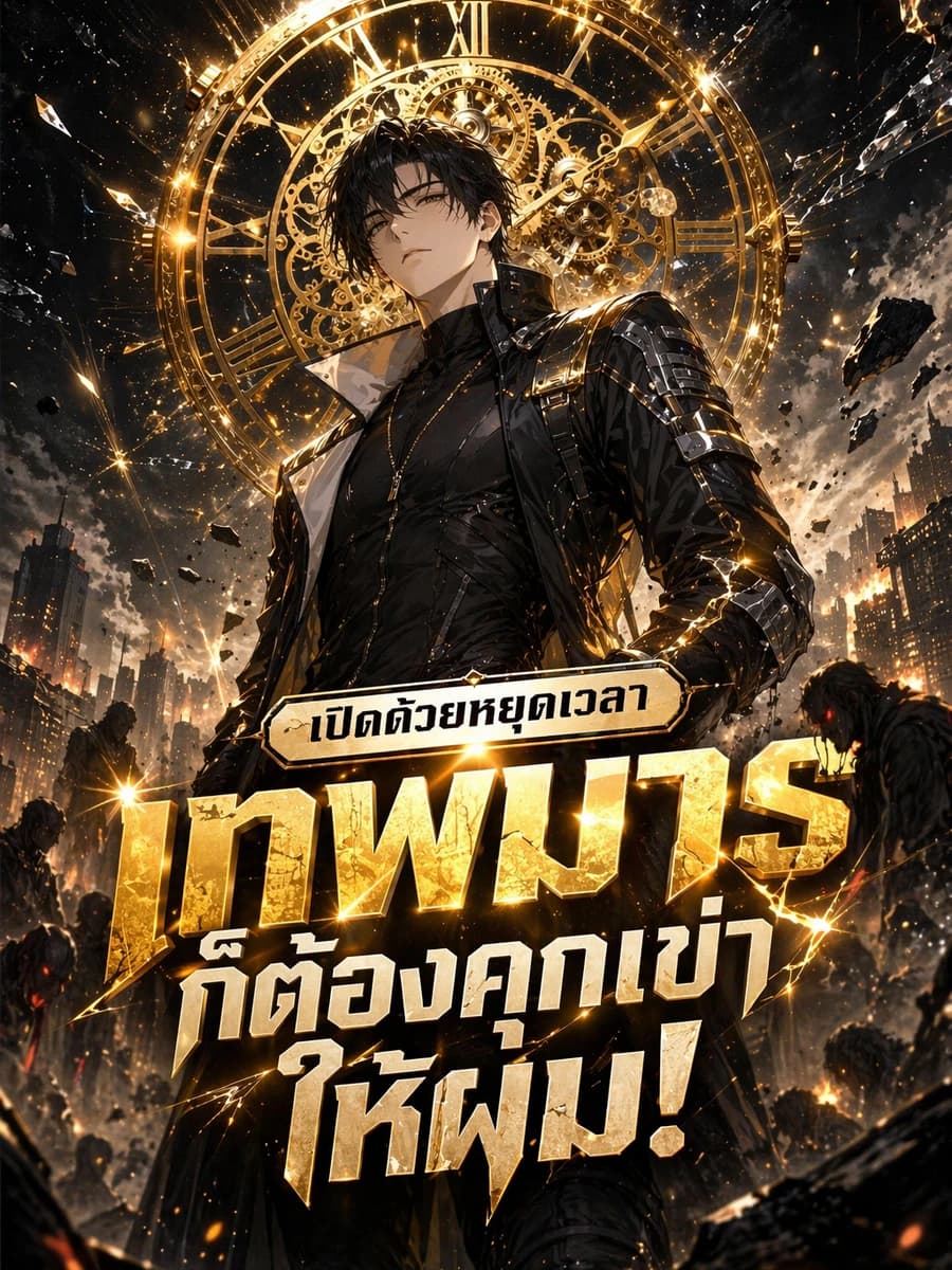ปก เปิดด้วยหยุดเวลา เทพมารก็ต้องคุกเข่าให้ผม!