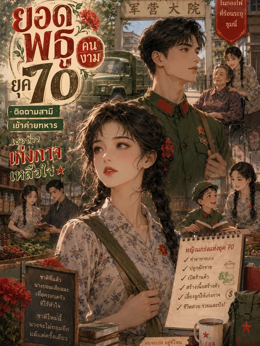 ปก ยอดพธูคนงามยุค 70 ติดตามสามีเข้าค่ายทหาร เธอช่างเก่งกาจเหลือใจ