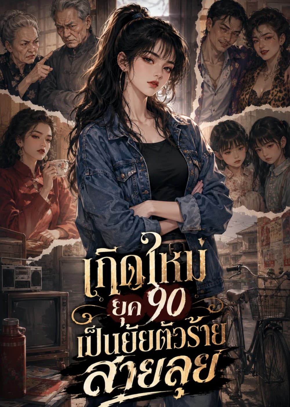 ปก เกิดใหม่ยุค 90 เป็นยัยตัวร้ายสายลุย